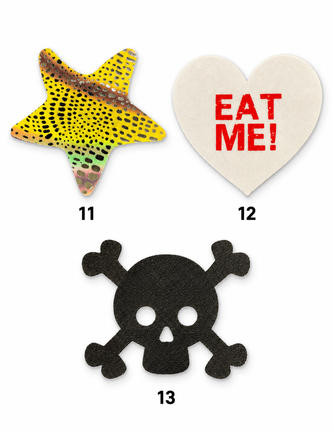 2-PK| Printed Sticker Pasties | Assorted Designs